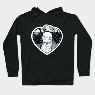 Nezuko Heart Hoodie